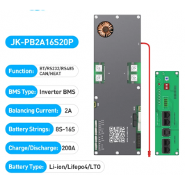 BMS JK-PB2A16S20P 200А, балансир 2А