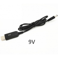 Кабель для роутера - повышающий переходник USB - 5V to 9V 2А DC 5.5x2.1mm
