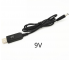 Router cable - USB step-up adapter - 5V to 9V 2A DC 5.5x2.1mm