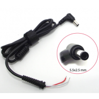 Кабель питания 5.5*2.5 мм, угловой к блоку питания