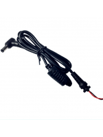 Кабель живлення до ноутбука 5.5*2.1 мм, з фільтром та кутовим штекером