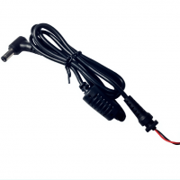 Кабель живлення до ноутбука 5.5*2.1 мм, з фільтром та кутовим штекером