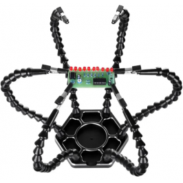 Flexible holder N-SS6-BK9 for 6 flexible arms
