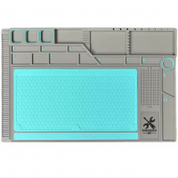 Mat P-580, 580x380mm with soldering tab, silicone heat resistant