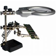 It looks like Magnifier with circuit board holder MG16129B backlight, 3X 130mm + 5X 25mm + soldering iron stand at a low price.
