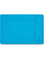 Silicone heat-resistant mat TE-609, for soldering and laying out spare parts, 330x210mm