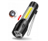 Ліхтарик ручний металевий BL 511 COB USB micro