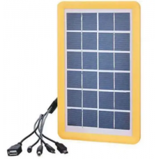 Портативний складний зарядний пристрій із сонячною панеллю з USB виходом 5в1 3,5W 6v