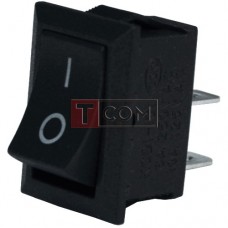 Switch MRS-101A ON-OFF , 2pin, 6A, 220V, black T2