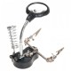 Third hand ZD-126-2 (MG16126-A) with magnifier, light and stand for soldering iron