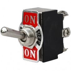 Toggle switch KN3(B)-203A (ON-OFF-ON) , 6pin, 10A, 250VAC
