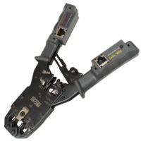 Інструмент HS-2008ACR для обтиску 8p8c, 6p6c, 4p4c +тестер кабельний