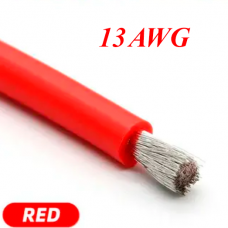 Кабель силіконовий 13AWG (2,5мм²) червоний