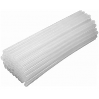 Термоклей тонкий диам.-7мм, L: 200мм, прозрачный, 1кг.