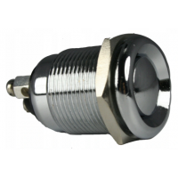 Кнопка антивандальна PBS-28B-3 без фіксації OFF-(ON) , 2pin, 2А 250V