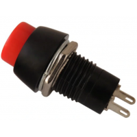 Кнопка PBS-20А з фіксацією ON-OFF , 2pin, 1А, 250V, червона