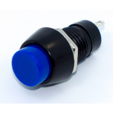 Кнопка PBS-20А с фиксацией ON-OFF, 2pin, 1А, 250V, синяя 