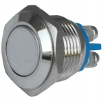16mm anti-vandal button , non-latching, 220V, findings under the screw