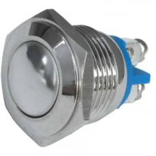 16mm anti-vandal button , non-latching, 220V, findings under the screw