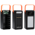 Лучшая цена Корпус для повербанка с фонариком на 21шт 18650 аккумуляторов S21, Супербыстрая зарядка 22,5 Вт, 4USB, Micro-USB, Type-C  фото 2 .