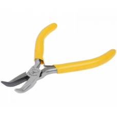 Curved long-nose pliers R'Deer RT-508, yellow.