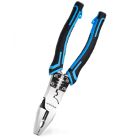 Multifunctional pliers 8", Stripper/crimp/cutter