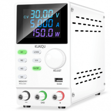 Лабораторний блок живлення SPPS305D білий, 150Вт, 30B, 5A