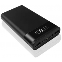 Case for power bank KA4 for 4 batteries 18650 on 2USB, Micro-USB, Type-C, 10W