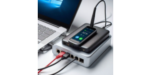 Powering a 12-volt router or modem from a power bank