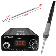 It looks like Soldering station Lefavor T12 on t12 tips with a built-in PSU at a low price.