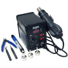 SMD 858D digital soldering station with a power of 700 W with an LED display