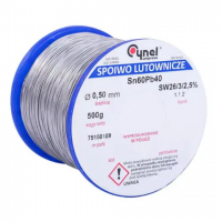 Припой Cynel Sn60Pb40-SW26 0.5мм, 500г