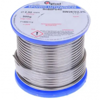 Припій Cynel Sn60Pb40-SW26 2.5мм, 500г.