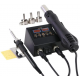 Soldering station 2in1 JCD 8898 (soldering iron + hair dryer), 2 display