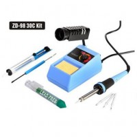 The set of ZD-9830C (soldering station ZD-98+desoldering pump+solder+soldering tips)