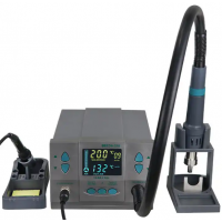 Паяльная станция 2в1 HandsKit 862DW (паяльник+фен) OLed дисплей, AC-220V