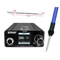It looks like Lefavor T12+ soldering station with OLED display on T12 tips with built-in PSU at a low price.