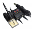 JCD 8898 2in1 soldering station (soldering iron + hair dryer), 2 displays + stand