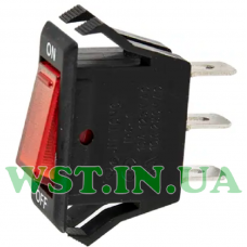 Switch the backlight of the IRS-1-7A ON-OFF , 3pin, 10A, 220V, red