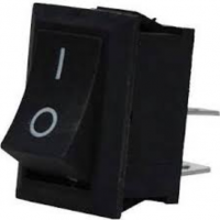 Переключатель KCD-1, ON-OFF, 2pin, 6A, 220V, чёрный 