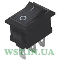 Перемикач MRS-102A (ON-ON) , 3pin, 6A, чорний