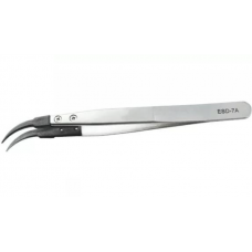 Tweezers ESD-7A with plastic tips 130 mm