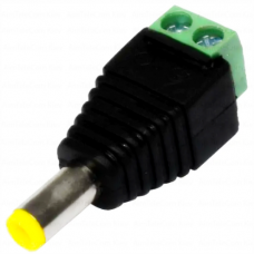 It looks like Power connector 5.5x2.1x12.0mm yellow with terminal block at a low price.