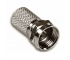 F plug (RG-6) screw-on, diam.-7mm, length 18mm