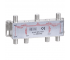 6-way splitter 5-2400MHz with power pass-through