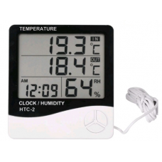 Цифровий термогігрометр HTC-2 з виносним датчиком температури