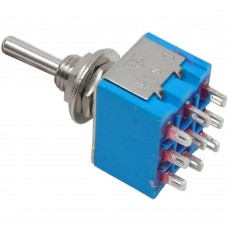 Тумблер MTS-302 (ON-ON), 9pin, 3A, 250VAC