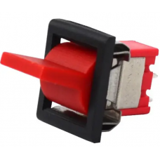 The key switch RLS-102-F1 (ON-ON) 3pin, 3A, 250VAC, red