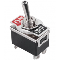 Тумблер KN3(B)-201 (ON-OFF), 4pin, 6A, 250VAC 