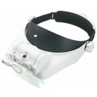 Лупа MG81000-GC бинокулярная налобная,5 сменных линз 2Х, 2.5Х, 3Х, 3.5Х, с Led-подсветкой